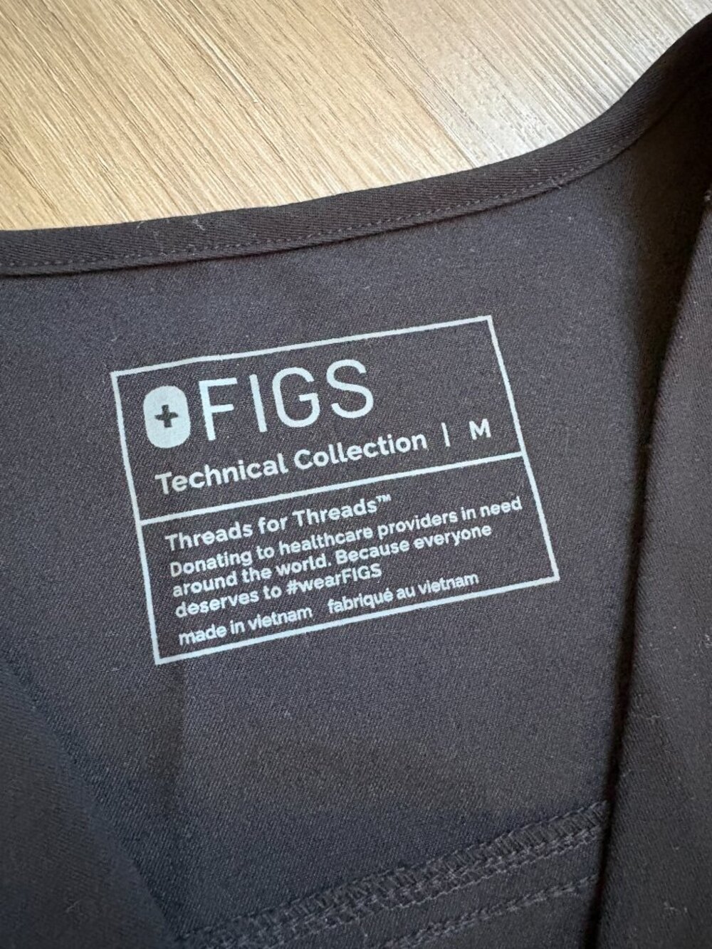 Figs Catarina straight leg Scrubs Jumpsuit black M medium ScrubJumpsuit - Picture 6 of 11